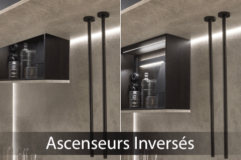 Lifts TV invers&eacute;s pour plafond